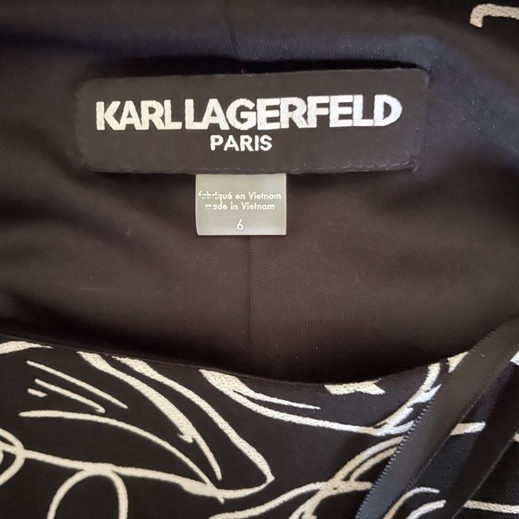 Karl Lagerfeld / NEW Lovely Flattering Ruched Dress Sz 6 - Picture 7 of 8